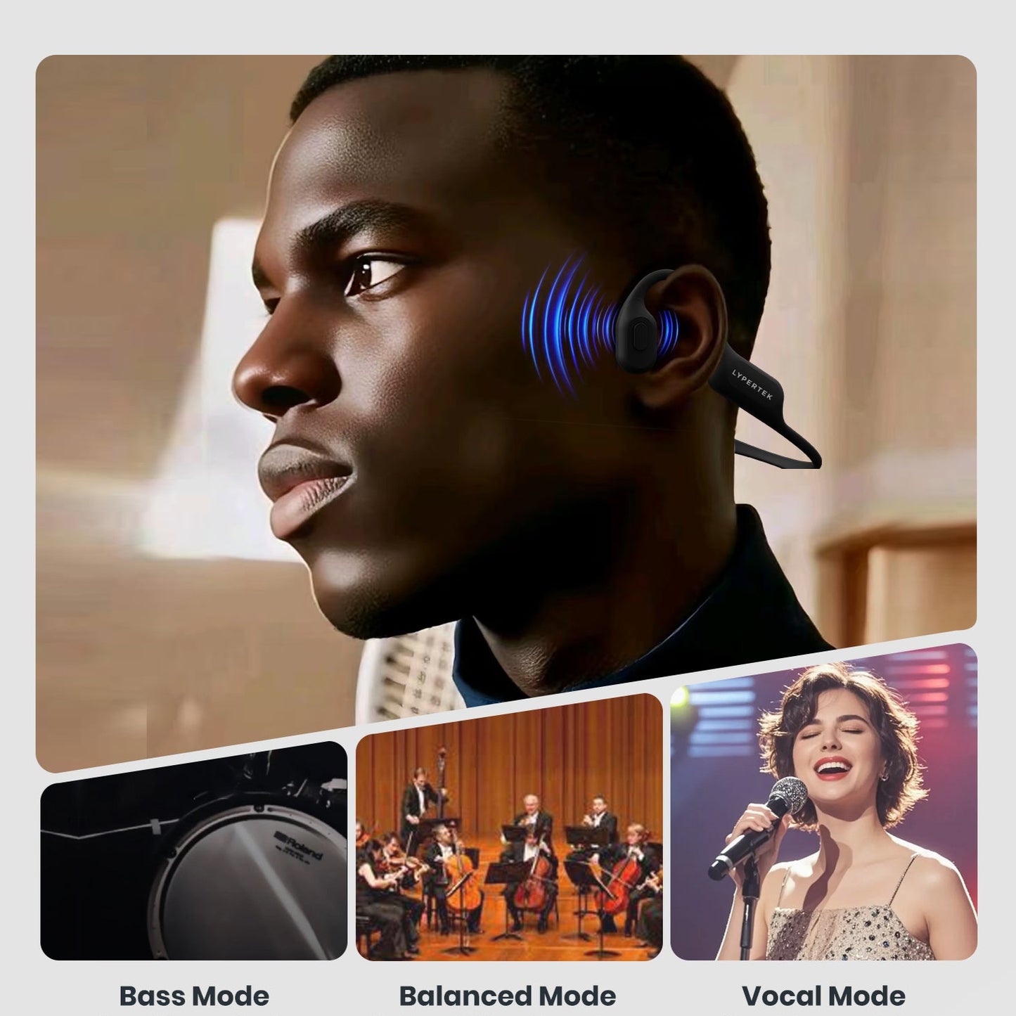 S30 is equipped 3 switchable EQ modes